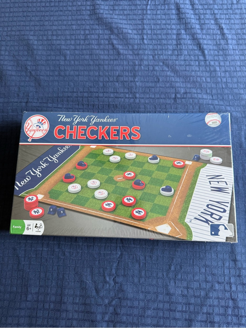 New York Yankees MLB Checkers Board Game